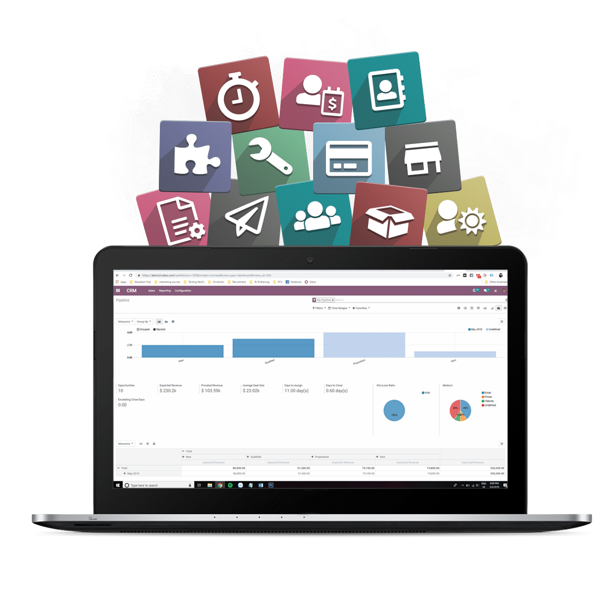 odoo features and apps